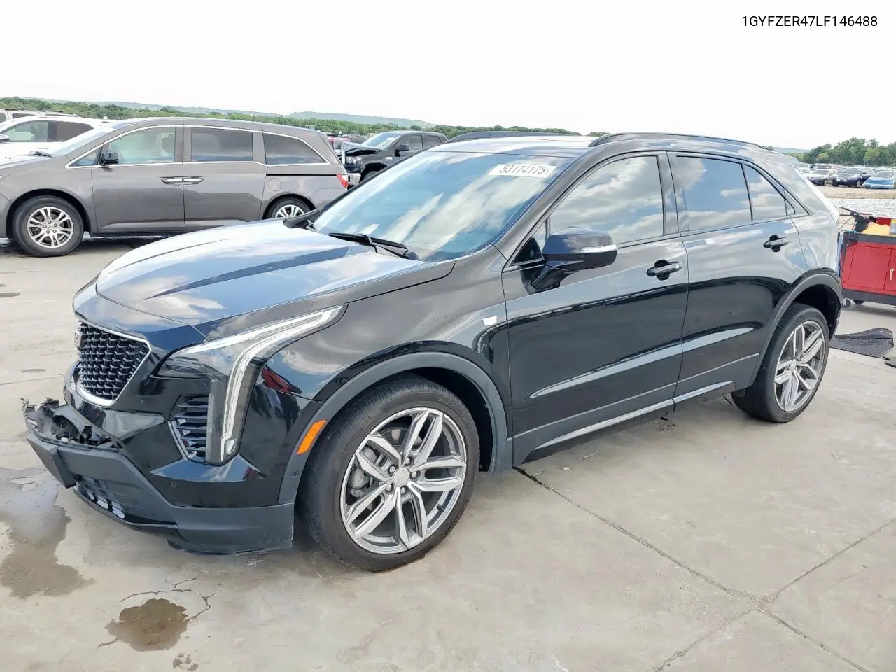 2020 Cadillac Xt4 Sport VIN: 1GYFZER47LF146488 Lot: 53174175