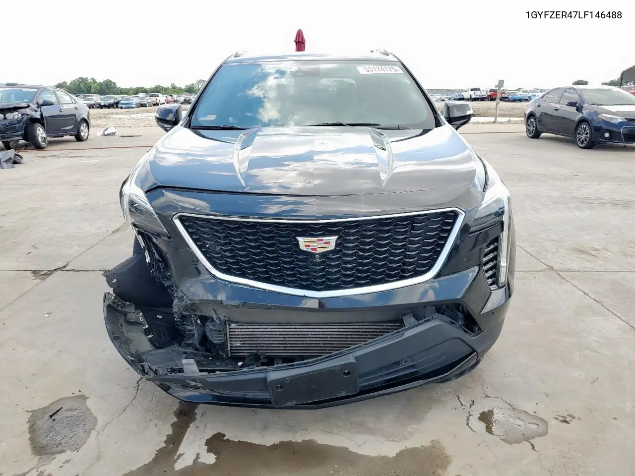 2020 Cadillac Xt4 Sport VIN: 1GYFZER47LF146488 Lot: 53174175