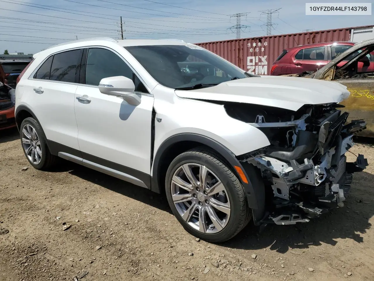2020 Cadillac Xt4 Premium Luxury VIN: 1GYFZDR44LF143798 Lot: 56134875