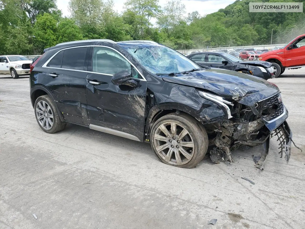 2020 Cadillac Xt4 Premium Luxury VIN: 1GYFZCR46LF113499 Lot: 57534205