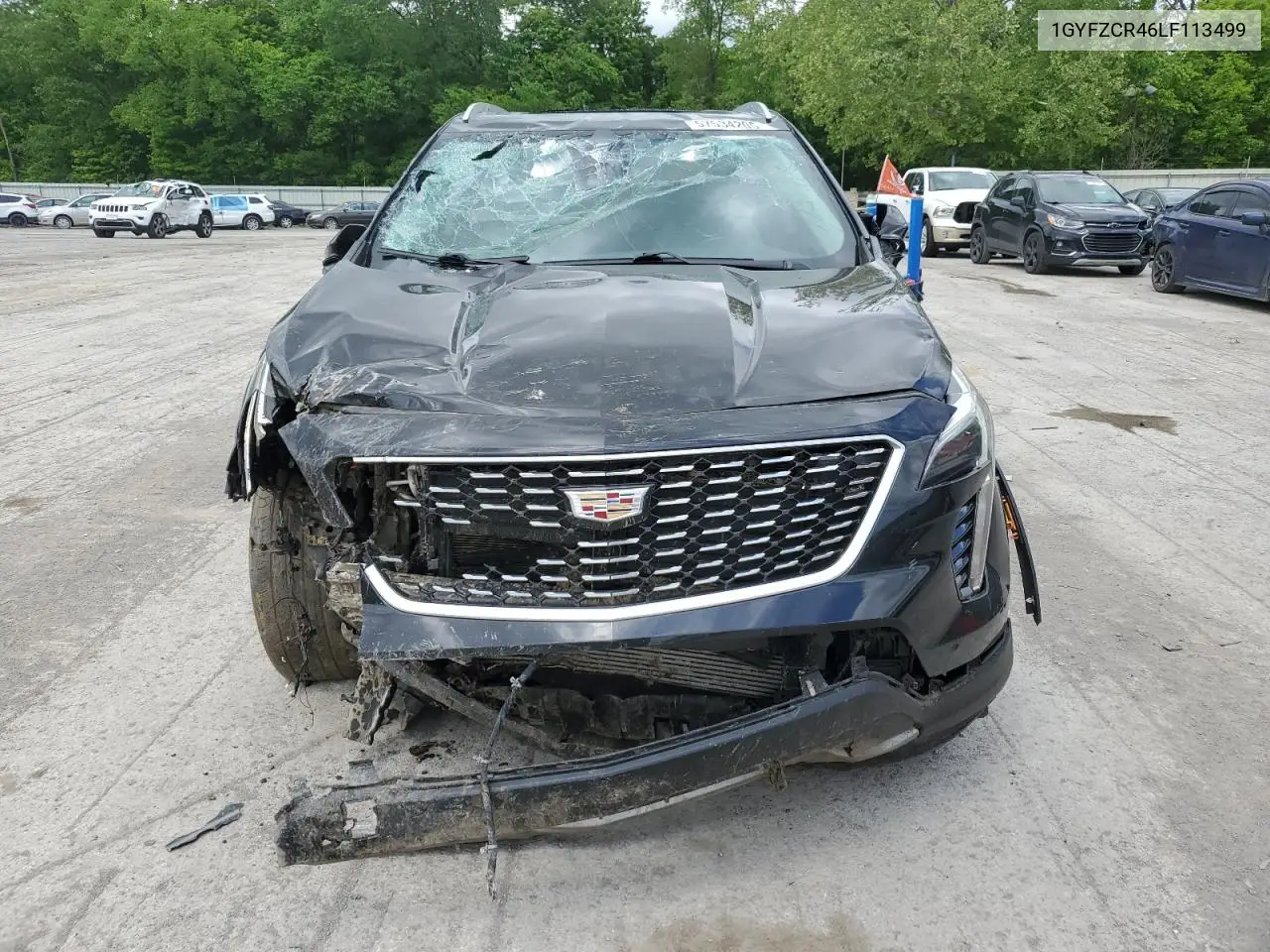 2020 Cadillac Xt4 Premium Luxury VIN: 1GYFZCR46LF113499 Lot: 57534205