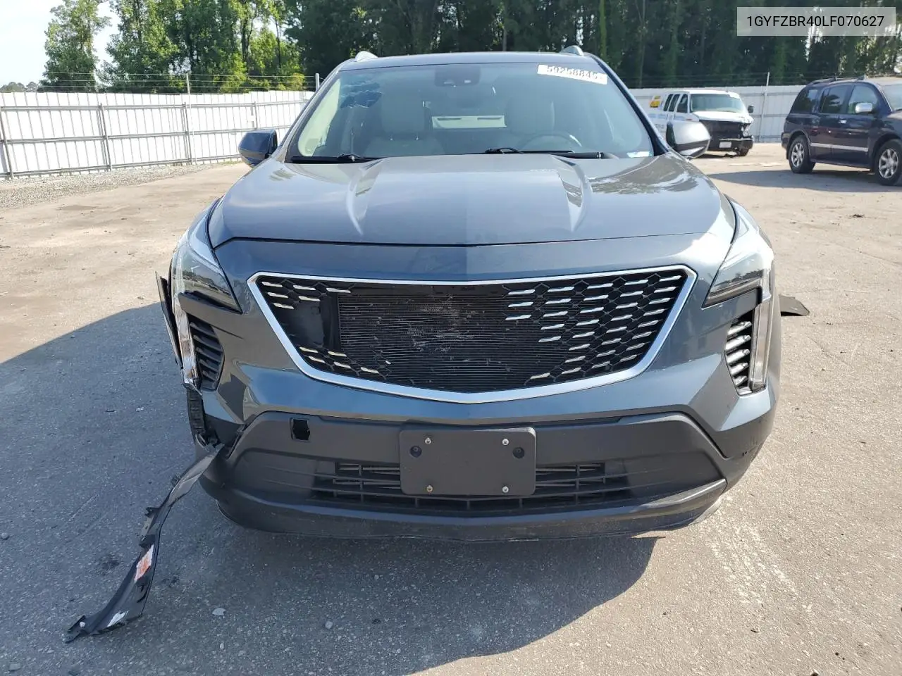 2020 Cadillac Xt4 Luxury VIN: 1GYFZBR40LF070627 Lot: 59258845