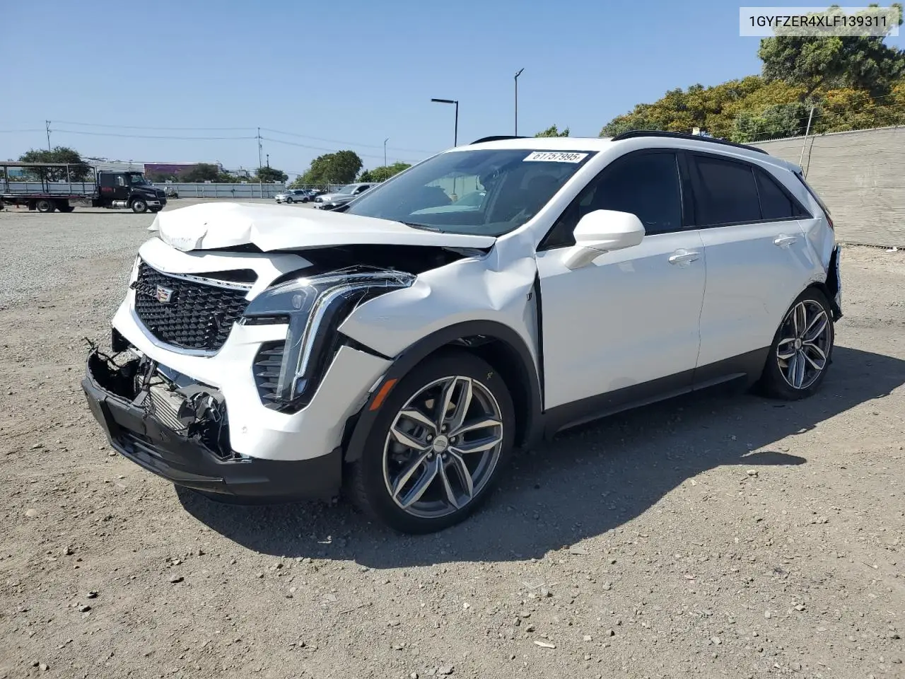 2020 Cadillac Xt4 Sport VIN: 1GYFZER4XLF139311 Lot: 61757995