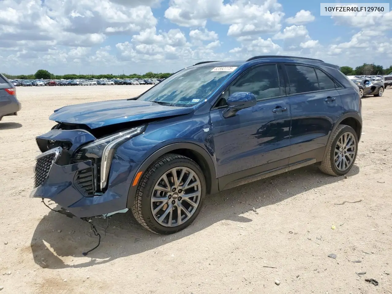 2020 Cadillac Xt4 Sport VIN: 1GYFZER40LF129760 Lot: 62592775