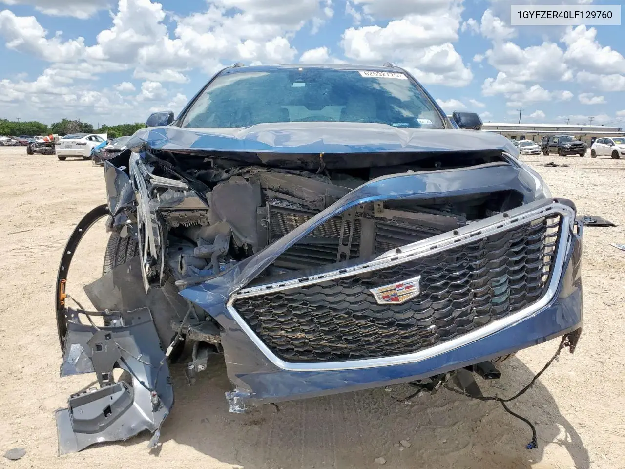 2020 Cadillac Xt4 Sport VIN: 1GYFZER40LF129760 Lot: 62592775