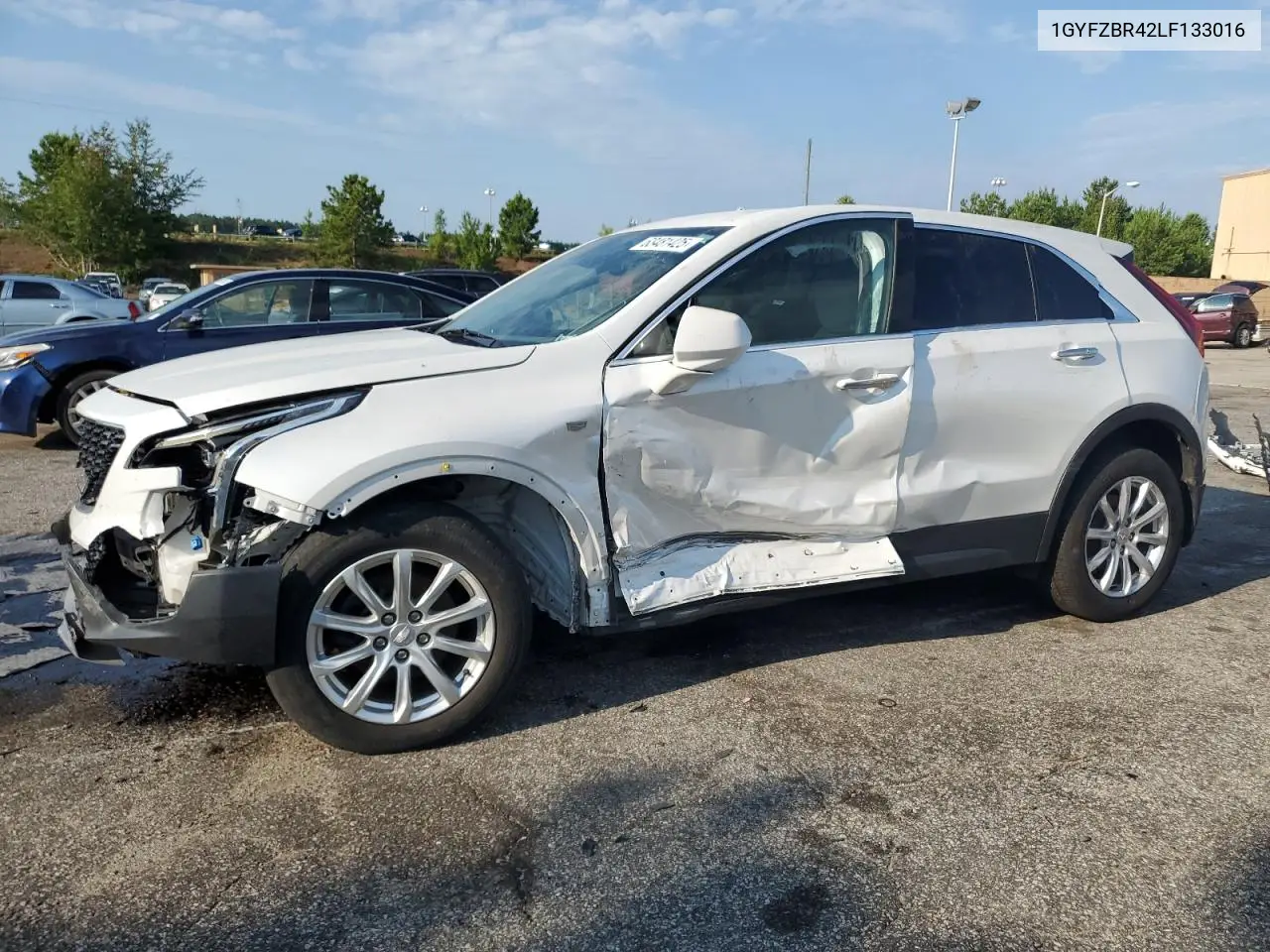 2020 Cadillac Xt4 Luxury VIN: 1GYFZBR42LF133016 Lot: 63481425