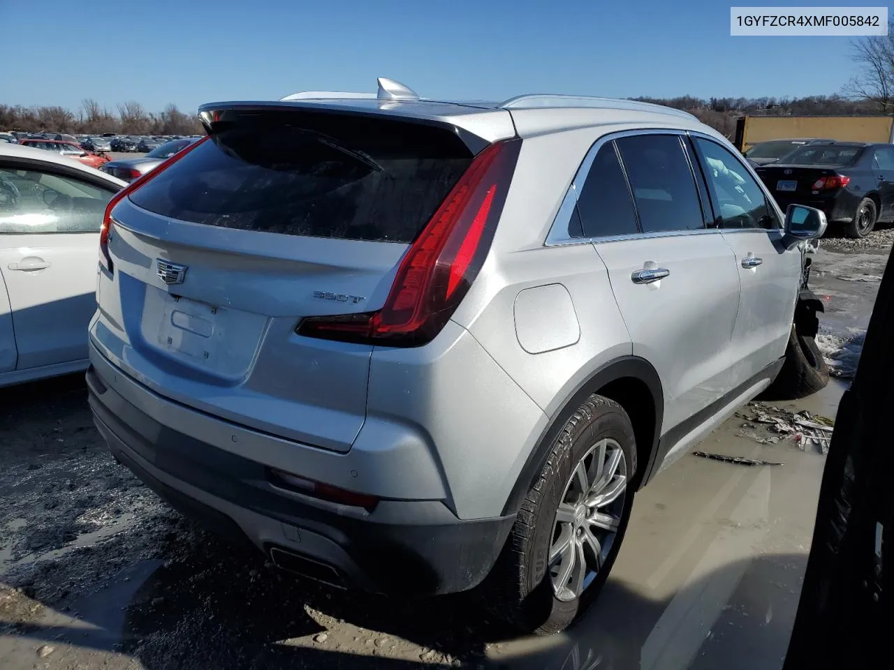 2021 Cadillac Xt4 Premium Luxury VIN: 1GYFZCR4XMF005842 Lot: 42212435