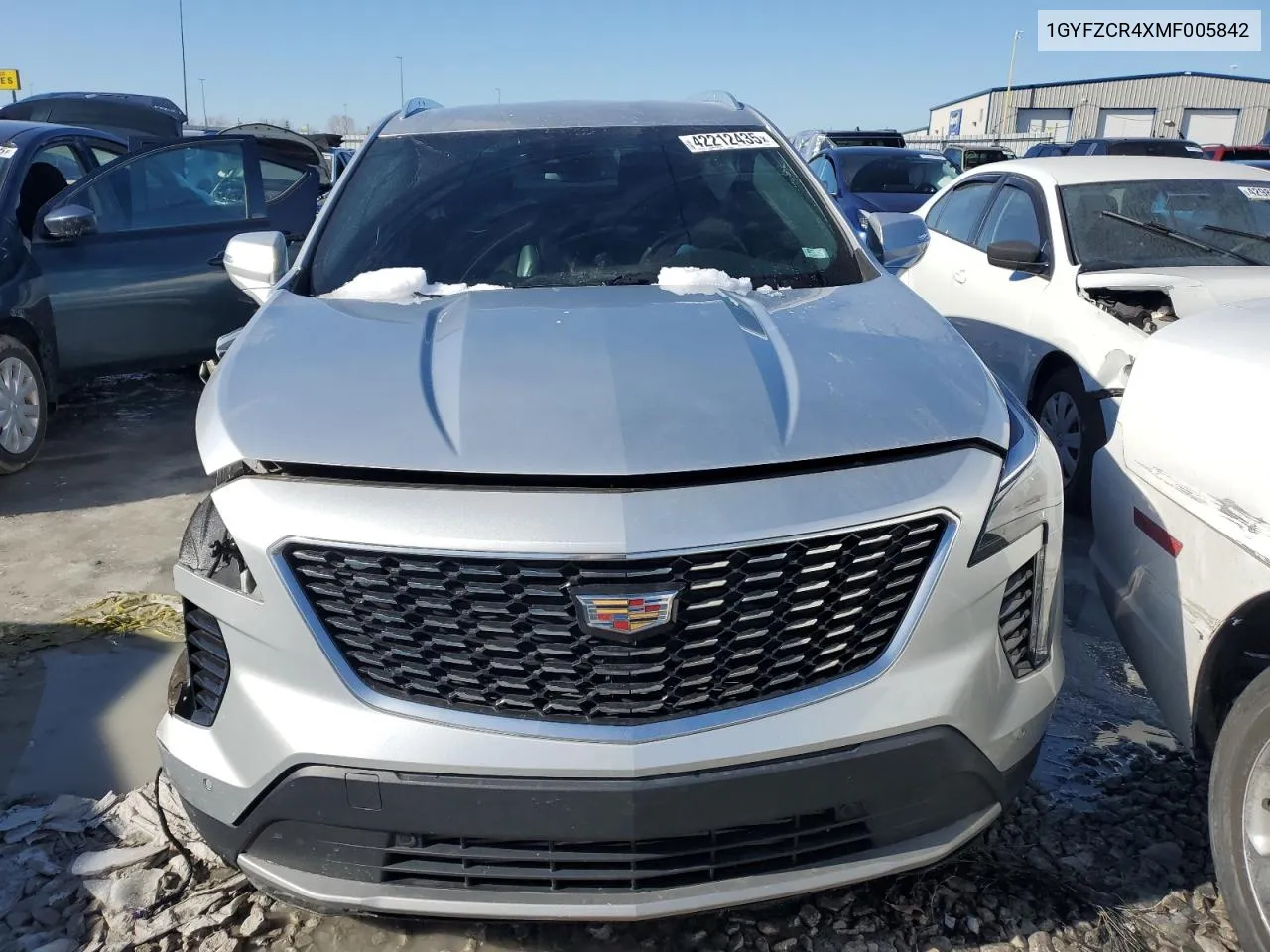2021 Cadillac Xt4 Premium Luxury VIN: 1GYFZCR4XMF005842 Lot: 42212435