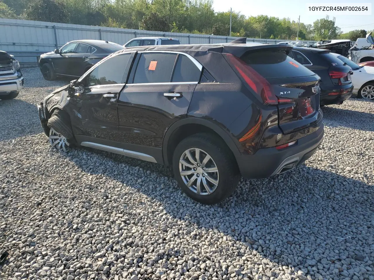 2021 Cadillac Xt4 Premium Luxury VIN: 1GYFZCR45MF002654 Lot: 52288105