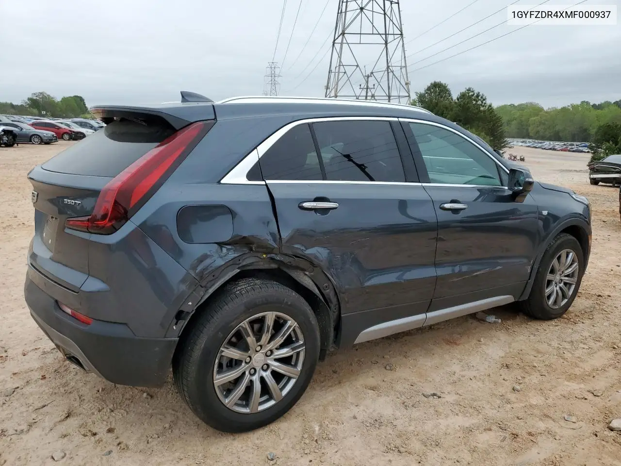2021 Cadillac Xt4 Premium Luxury VIN: 1GYFZDR4XMF000937 Lot: 52406055