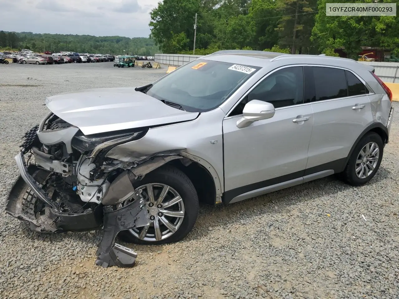 2021 Cadillac Xt4 Premium Luxury VIN: 1GYFZCR40MF000293 Lot: 54237315
