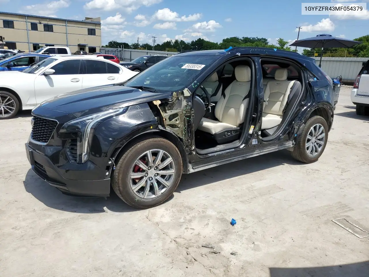 2021 Cadillac Xt4 Sport VIN: 1GYFZFR43MF054379 Lot: 55338315