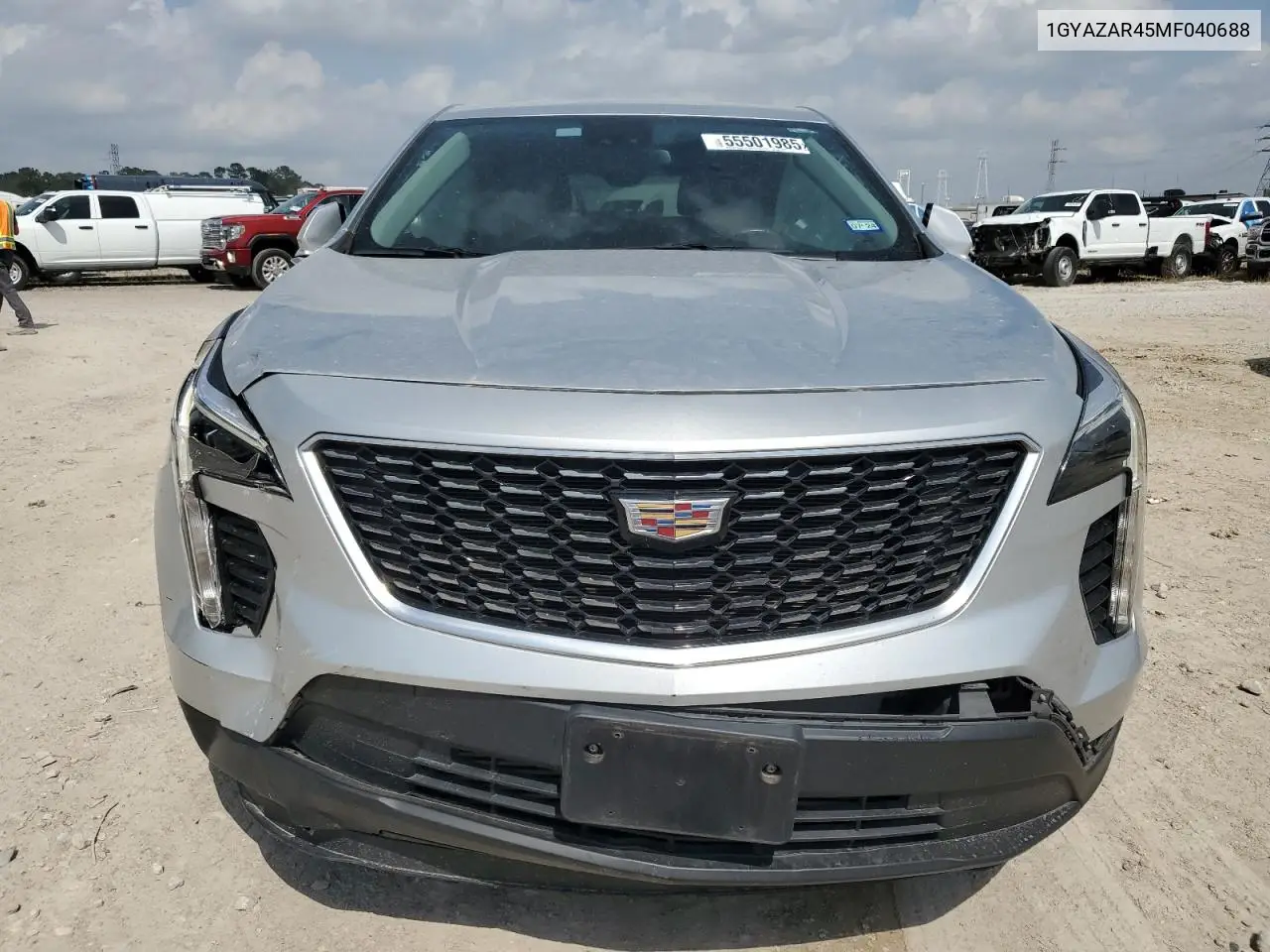 2021 Cadillac Xt4 Luxury VIN: 1GYAZAR45MF040688 Lot: 55501985