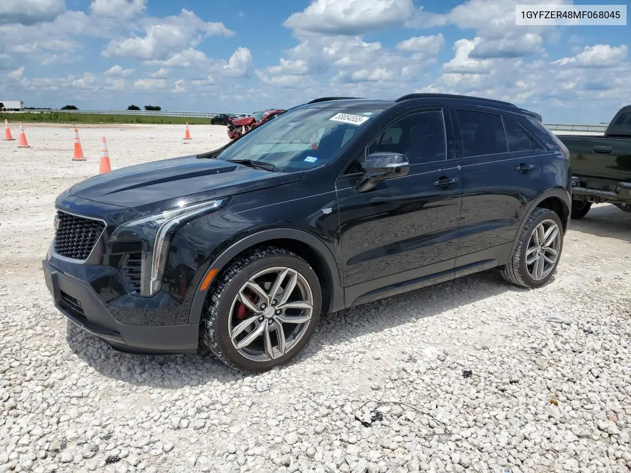 2021 Cadillac Xt4 Sport VIN: 1GYFZER48MF068045 Lot: 55854555
