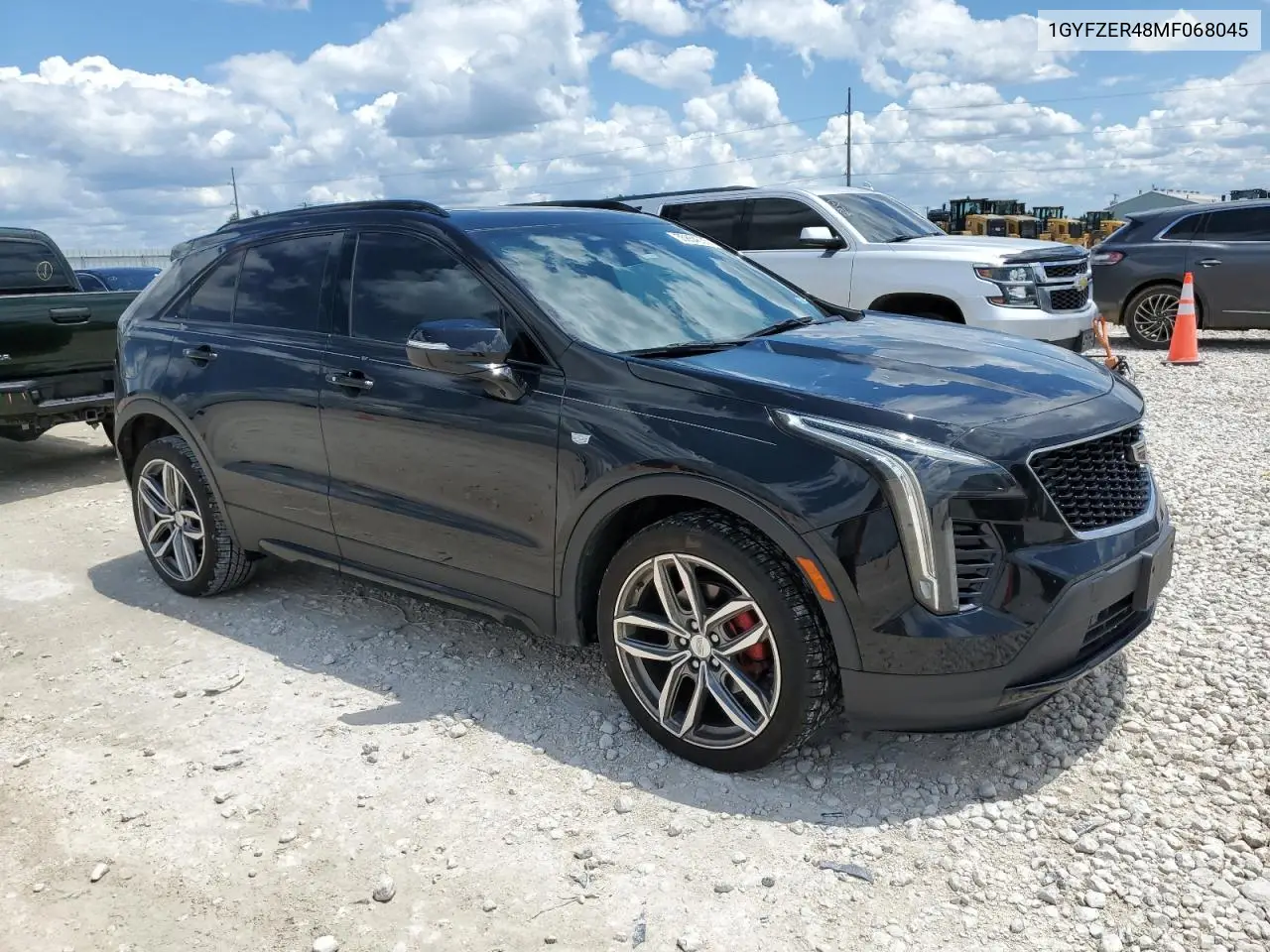 2021 Cadillac Xt4 Sport VIN: 1GYFZER48MF068045 Lot: 55854555