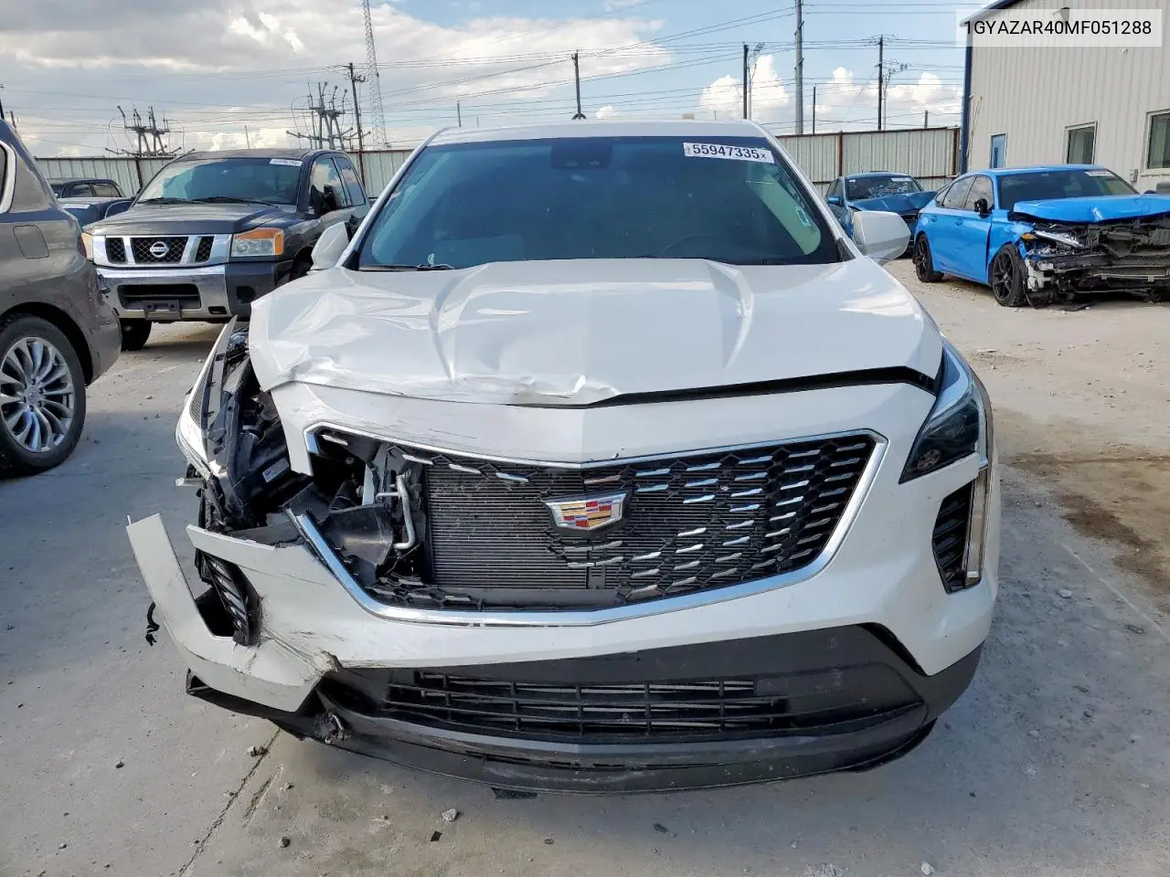 2021 Cadillac Xt4 Luxury VIN: 1GYAZAR40MF051288 Lot: 55947335