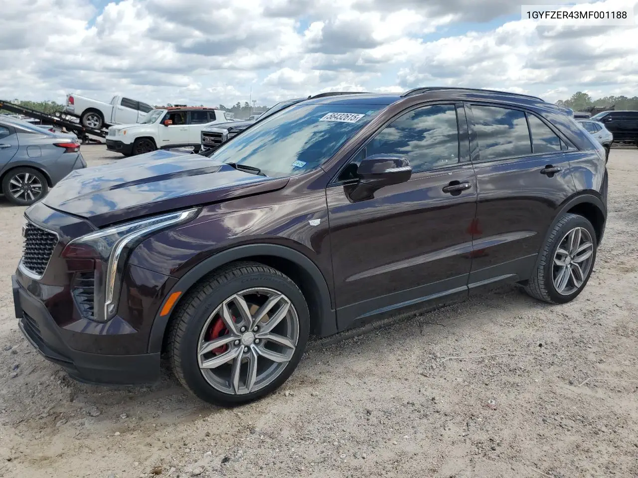 2021 Cadillac Xt4 Sport VIN: 1GYFZER43MF001188 Lot: 56432615