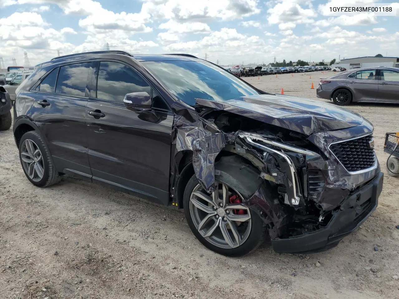 2021 Cadillac Xt4 Sport VIN: 1GYFZER43MF001188 Lot: 56432615