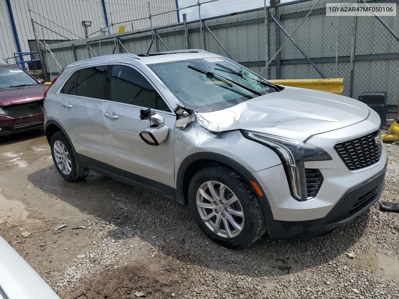 2021 Cadillac Xt4 Luxury VIN: 1GYAZAR47MF050106 Lot: 58148155