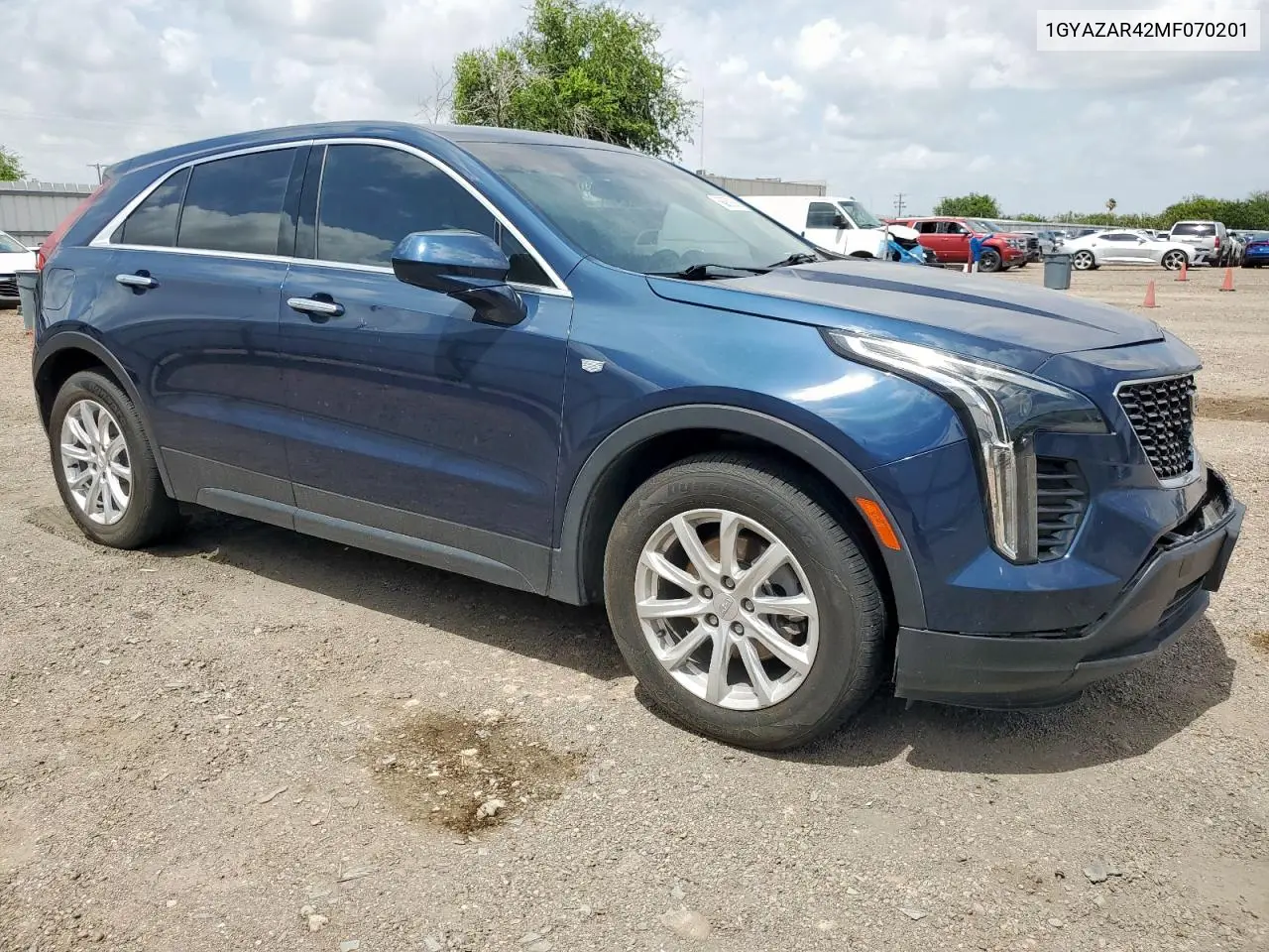 2021 Cadillac Xt4 Luxury VIN: 1GYAZAR42MF070201 Lot: 60850885