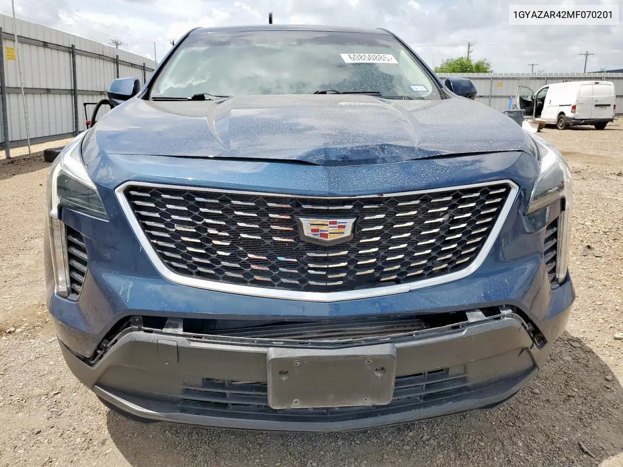 2021 Cadillac Xt4 Luxury VIN: 1GYAZAR42MF070201 Lot: 60850885