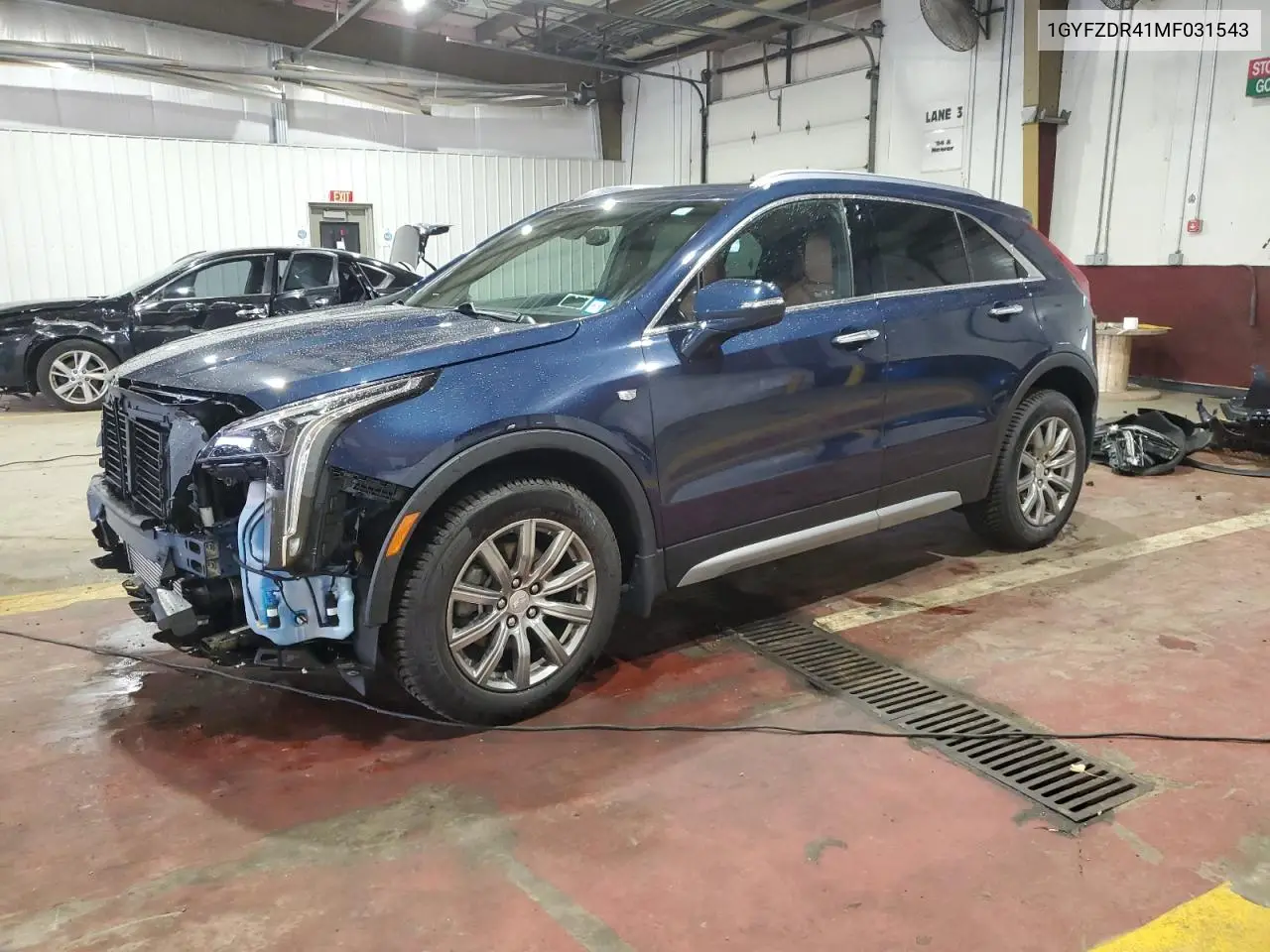 2021 Cadillac Xt4 Premium Luxury VIN: 1GYFZDR41MF031543 Lot: 61085805
