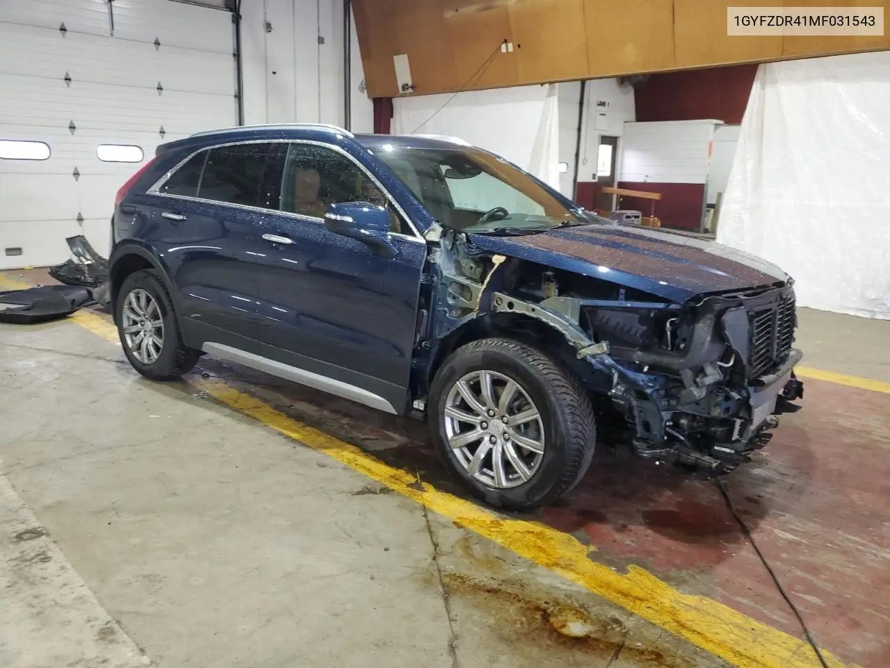 2021 Cadillac Xt4 Premium Luxury VIN: 1GYFZDR41MF031543 Lot: 61085805