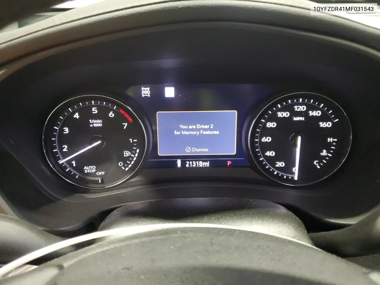 2021 Cadillac Xt4 Premium Luxury VIN: 1GYFZDR41MF031543 Lot: 61085805