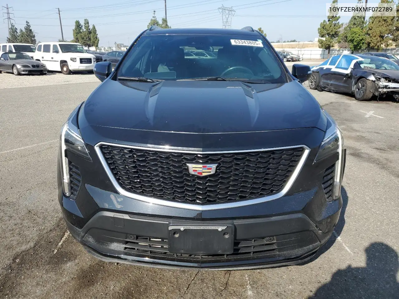 2021 Cadillac Xt4 Sport VIN: 1GYFZER4XMF072789 Lot: 63343805