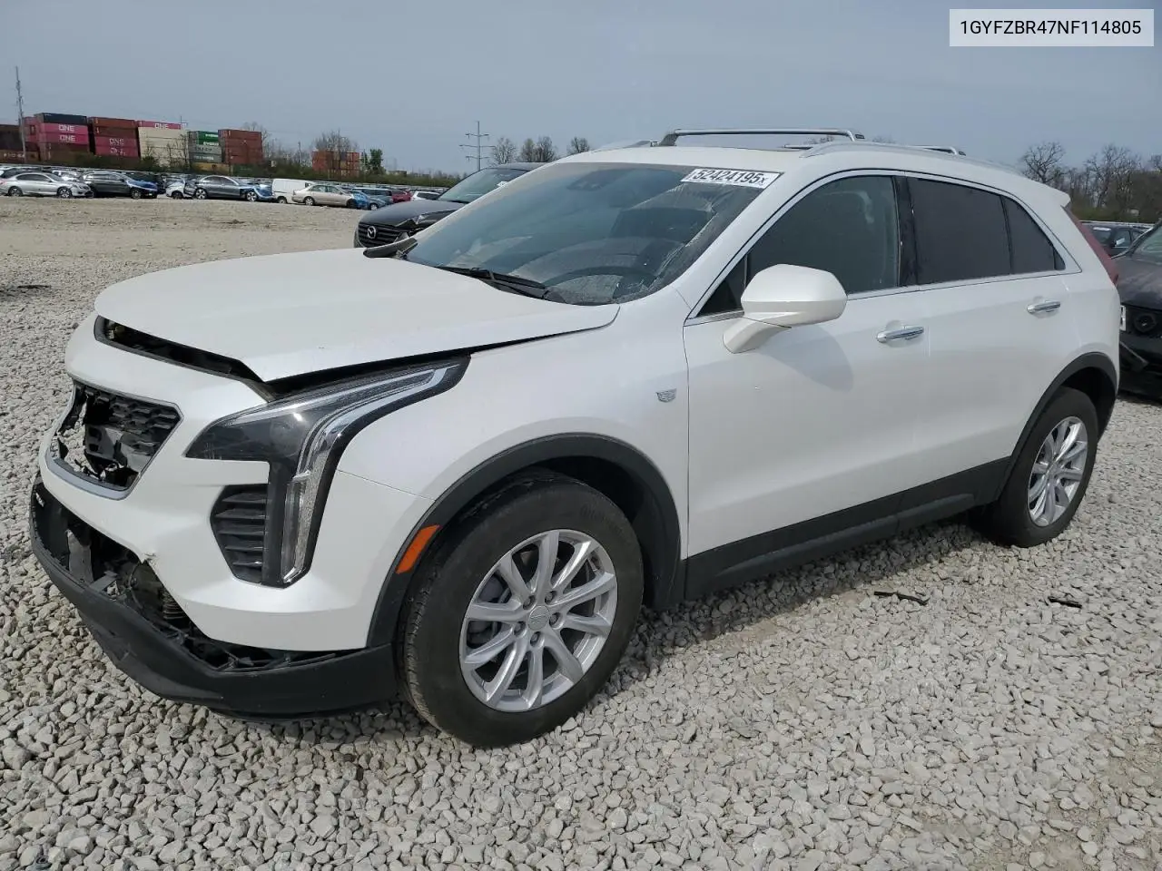 2022 Cadillac Xt4 Luxury VIN: 1GYFZBR47NF114805 Lot: 52424195