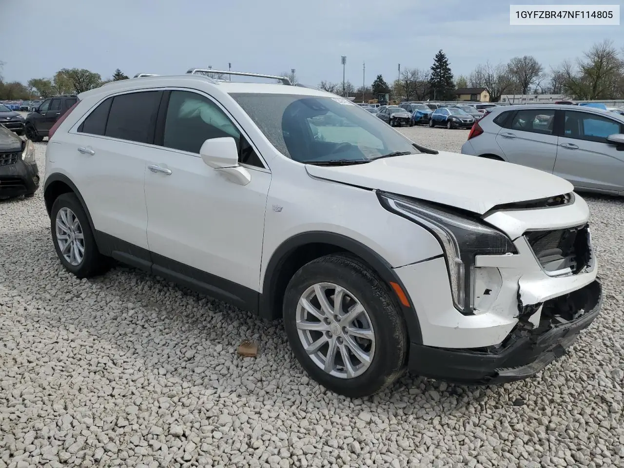 2022 Cadillac Xt4 Luxury VIN: 1GYFZBR47NF114805 Lot: 52424195