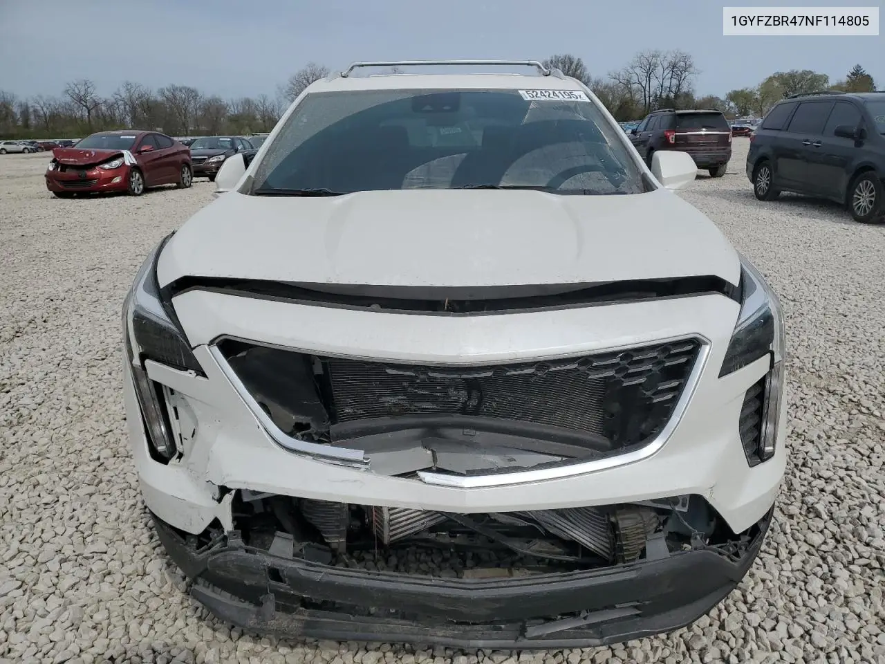 2022 Cadillac Xt4 Luxury VIN: 1GYFZBR47NF114805 Lot: 52424195