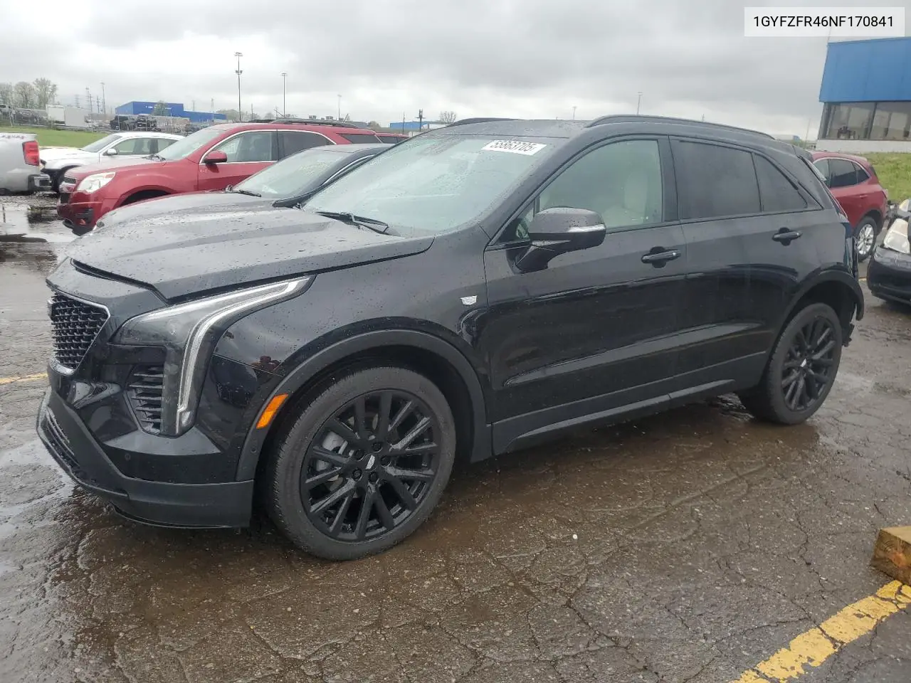 2022 Cadillac Xt4 Sport VIN: 1GYFZFR46NF170841 Lot: 55863705