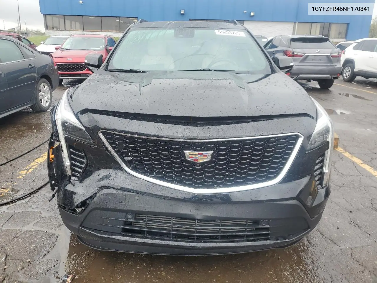 2022 Cadillac Xt4 Sport VIN: 1GYFZFR46NF170841 Lot: 55863705
