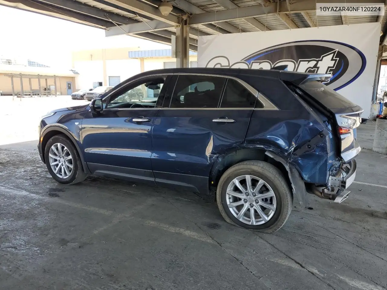 2022 Cadillac Xt4 Luxury VIN: 1GYAZAR40NF120224 Lot: 61100285