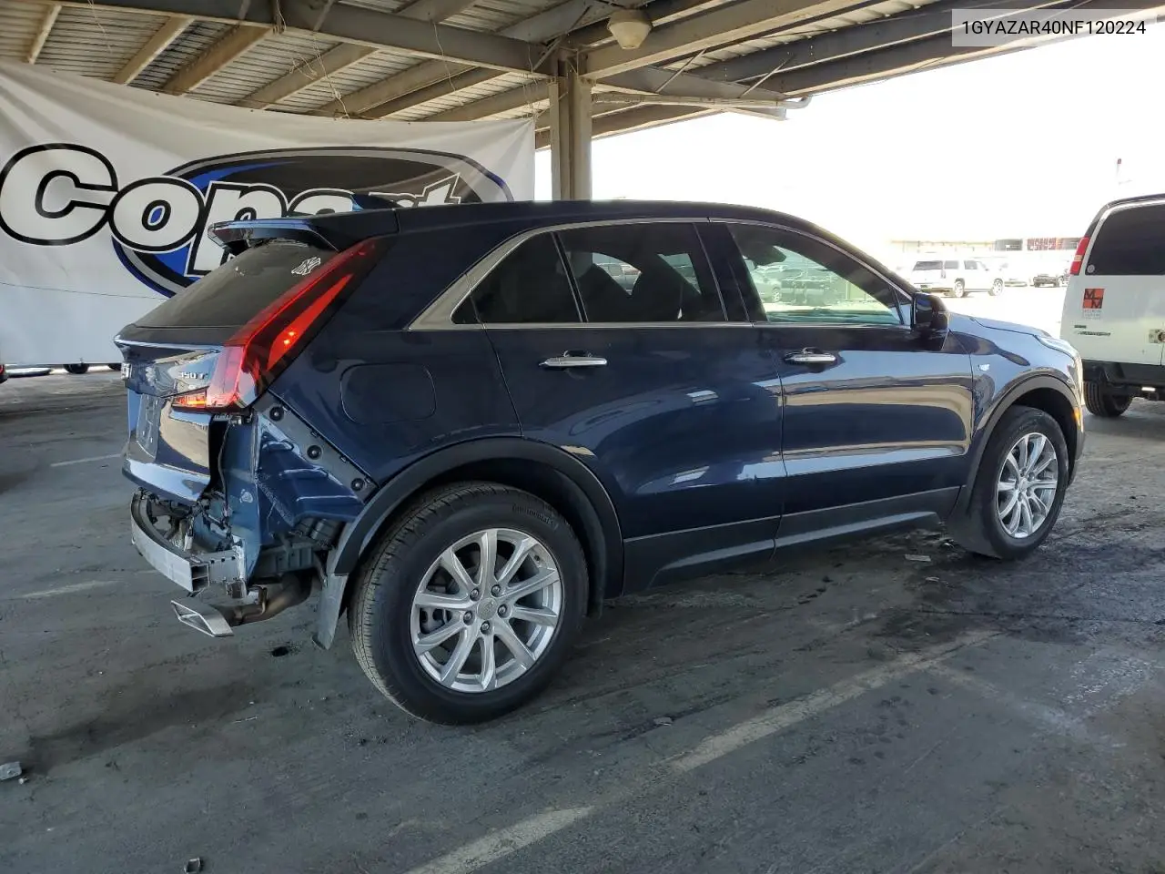 2022 Cadillac Xt4 Luxury VIN: 1GYAZAR40NF120224 Lot: 61100285