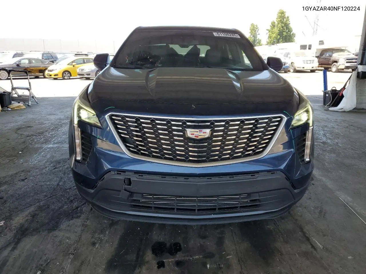 2022 Cadillac Xt4 Luxury VIN: 1GYAZAR40NF120224 Lot: 61100285