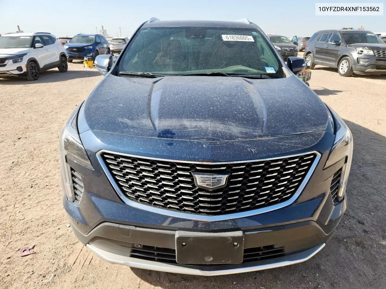 2022 Cadillac Xt4 Premium Luxury VIN: 1GYFZDR4XNF153562 Lot: 61836005