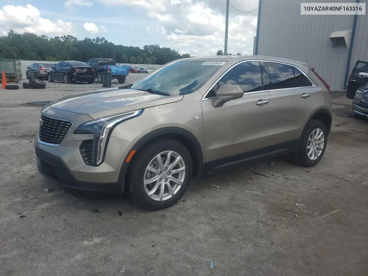 2022 Cadillac Xt4 Luxury VIN: 1GYAZAR40NF163316 Lot: 62450845