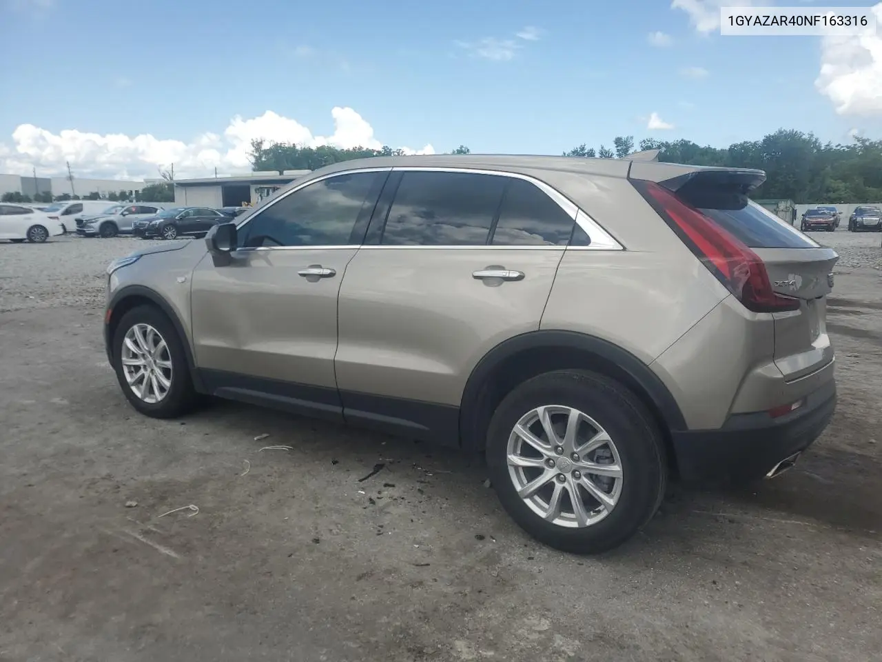 2022 Cadillac Xt4 Luxury VIN: 1GYAZAR40NF163316 Lot: 62450845