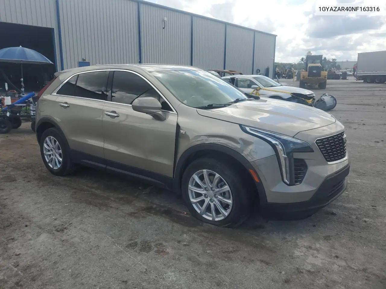 2022 Cadillac Xt4 Luxury VIN: 1GYAZAR40NF163316 Lot: 62450845