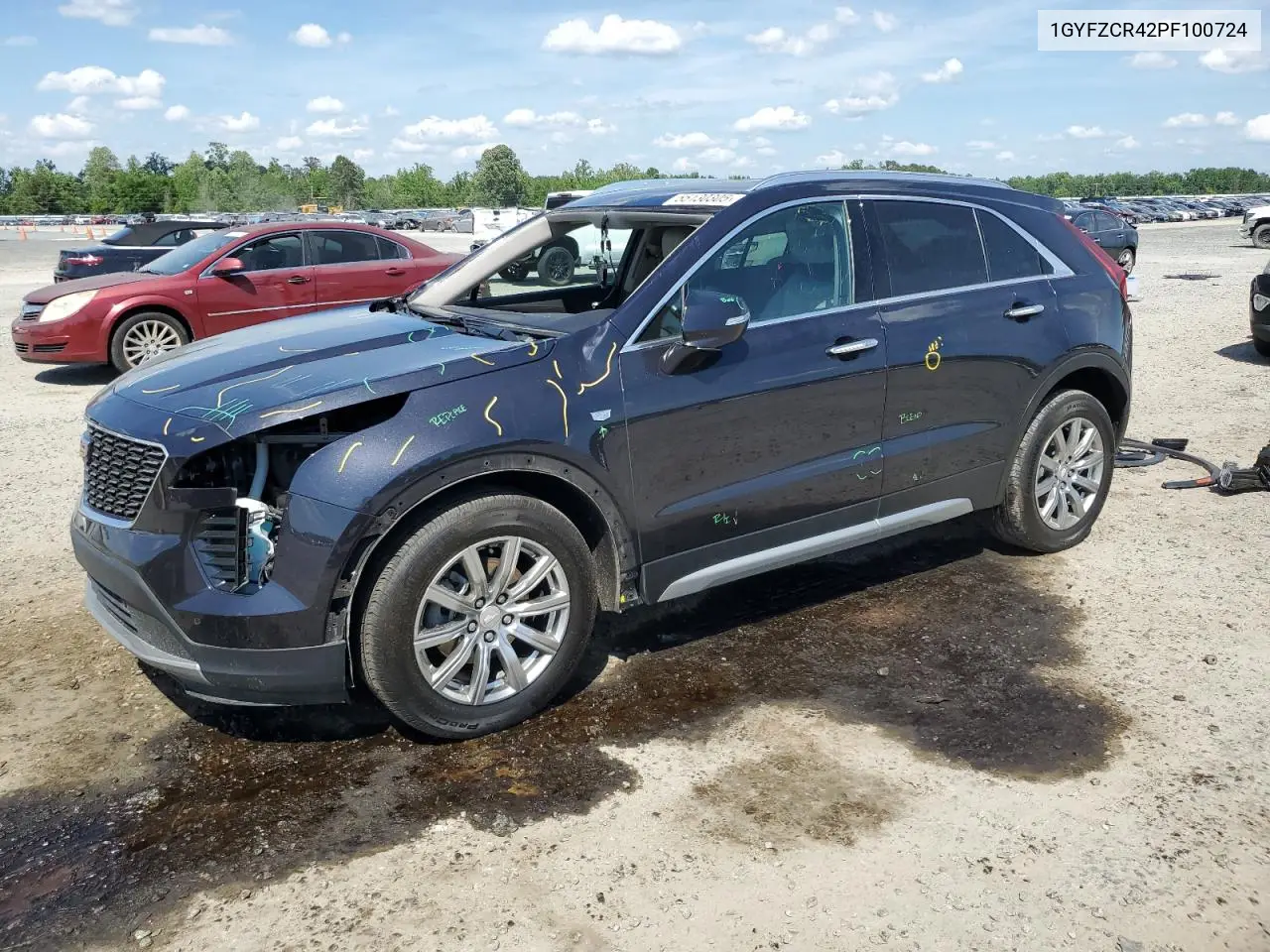 2023 Cadillac Xt4 Premium Luxury VIN: 1GYFZCR42PF100724 Lot: 55130305