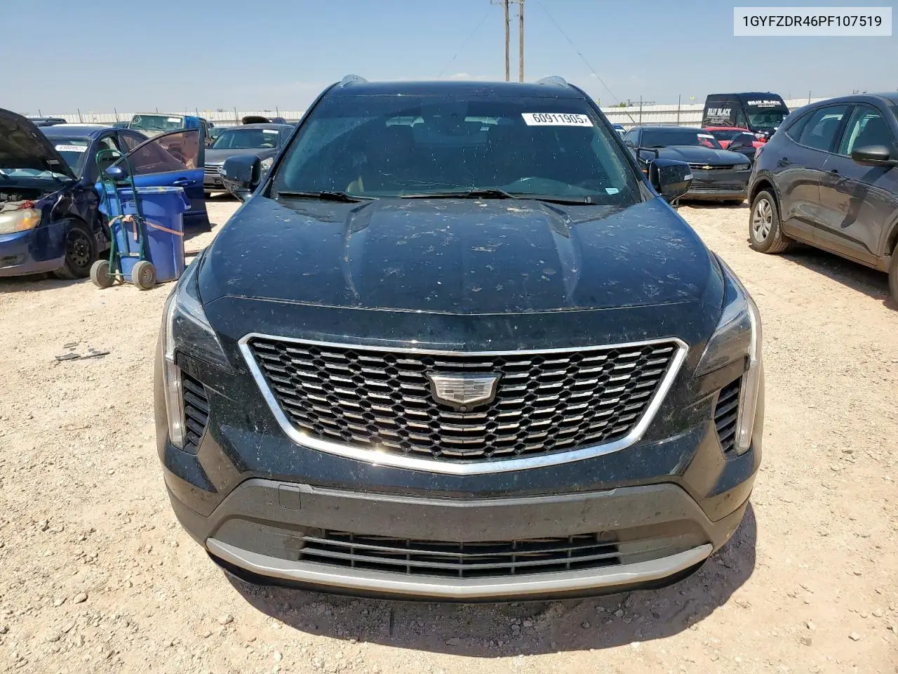 2023 Cadillac Xt4 Premium Luxury VIN: 1GYFZDR46PF107519 Lot: 60911905