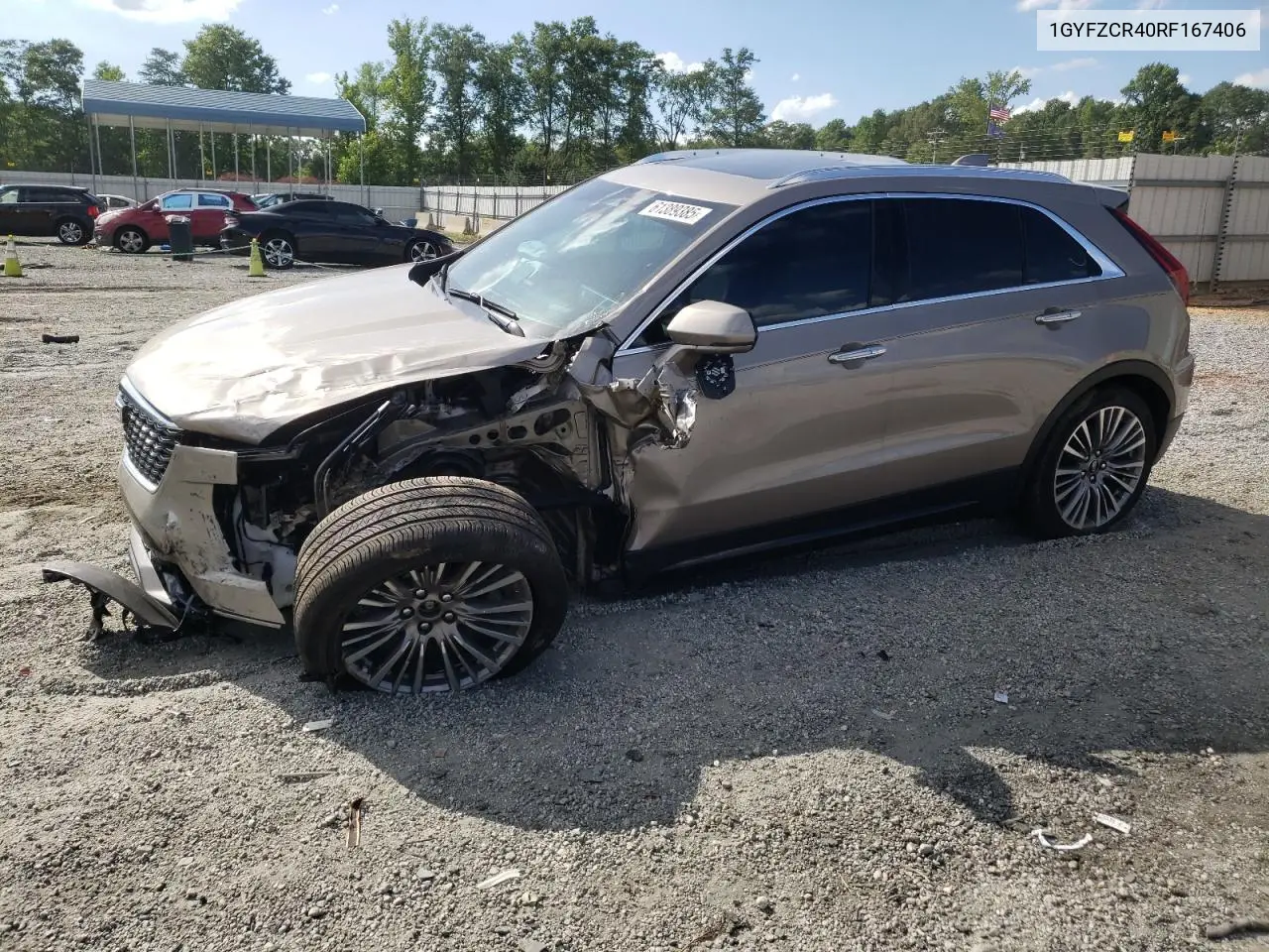 2024 Cadillac Xt4 Premium Luxury VIN: 1GYFZCR40RF167406 Lot: 61389385