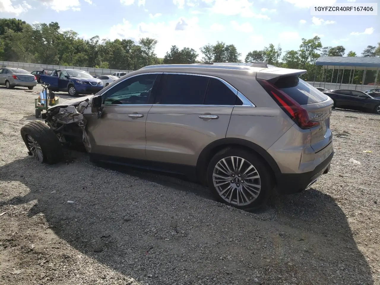 2024 Cadillac Xt4 Premium Luxury VIN: 1GYFZCR40RF167406 Lot: 61389385