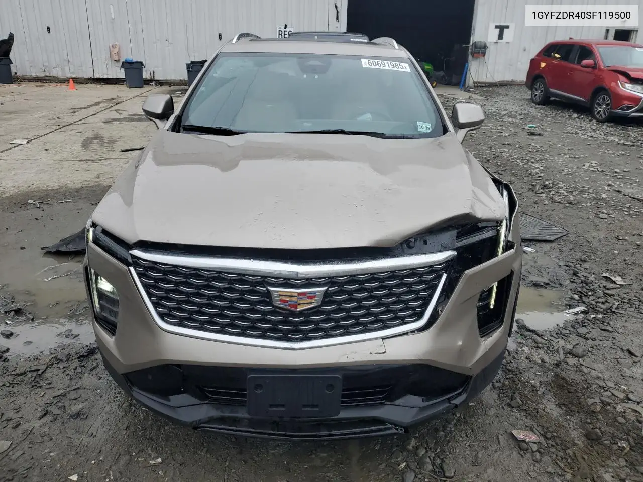 2025 Cadillac Xt4 Premium Luxury VIN: 1GYFZDR40SF119500 Lot: 60691985