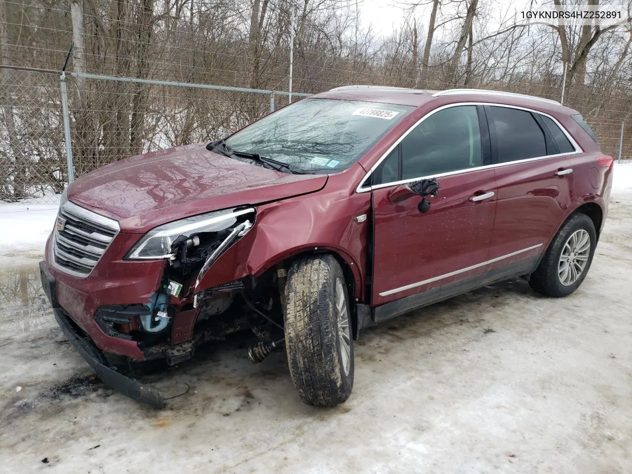 2017 Cadillac Xt5 Luxury VIN: 1GYKNDRS4HZ252891 Lot: 42788825