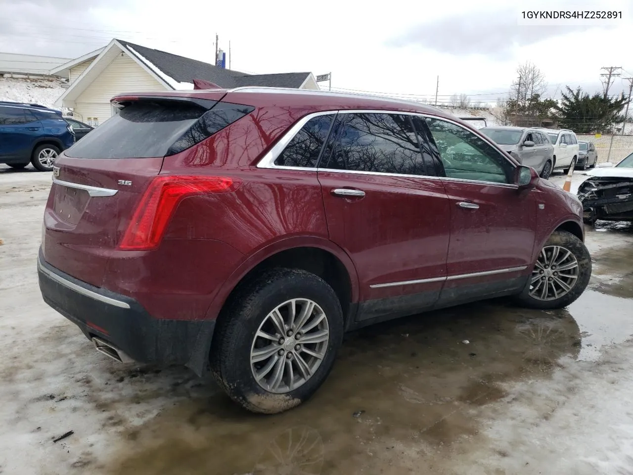 2017 Cadillac Xt5 Luxury VIN: 1GYKNDRS4HZ252891 Lot: 42788825