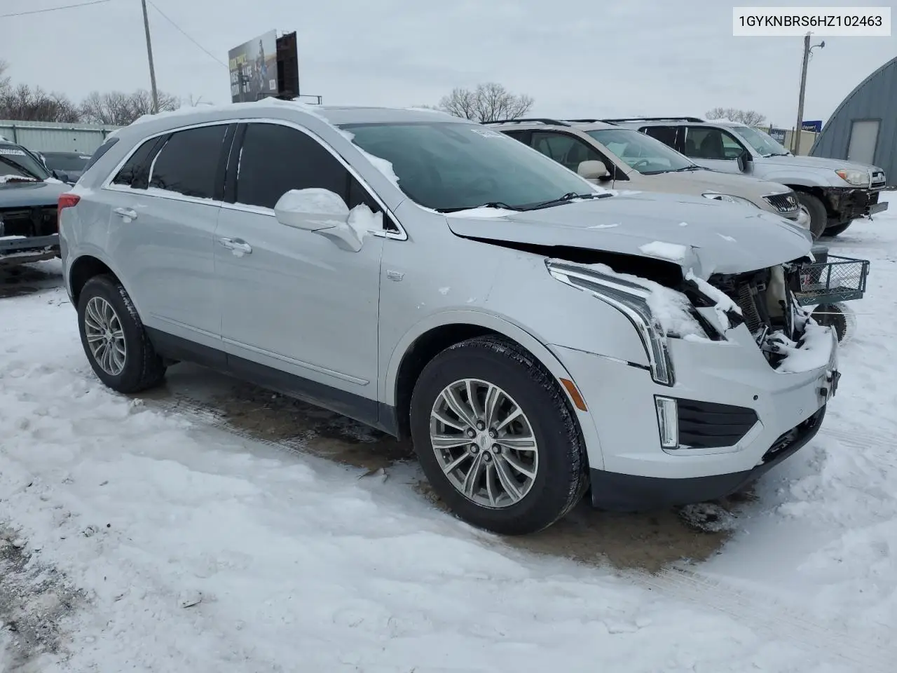2017 Cadillac Xt5 Luxury VIN: 1GYKNBRS6HZ102463 Lot: 44979655