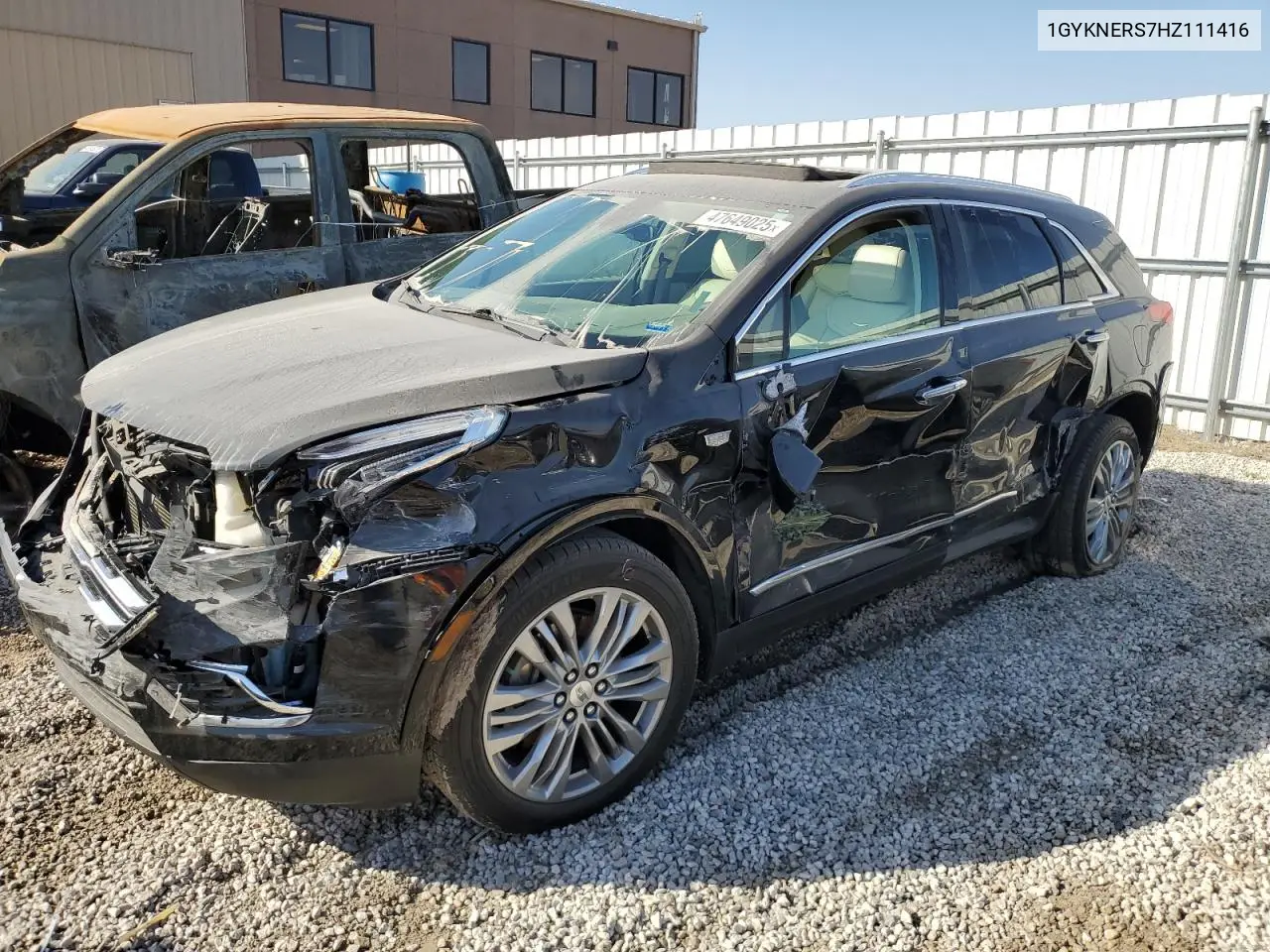 2017 Cadillac Xt5 Premium Luxury VIN: 1GYKNERS7HZ111416 Lot: 47649025